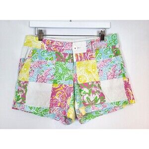 Lilly Pulitzer Lobster Print Callahan Shorts Size 8